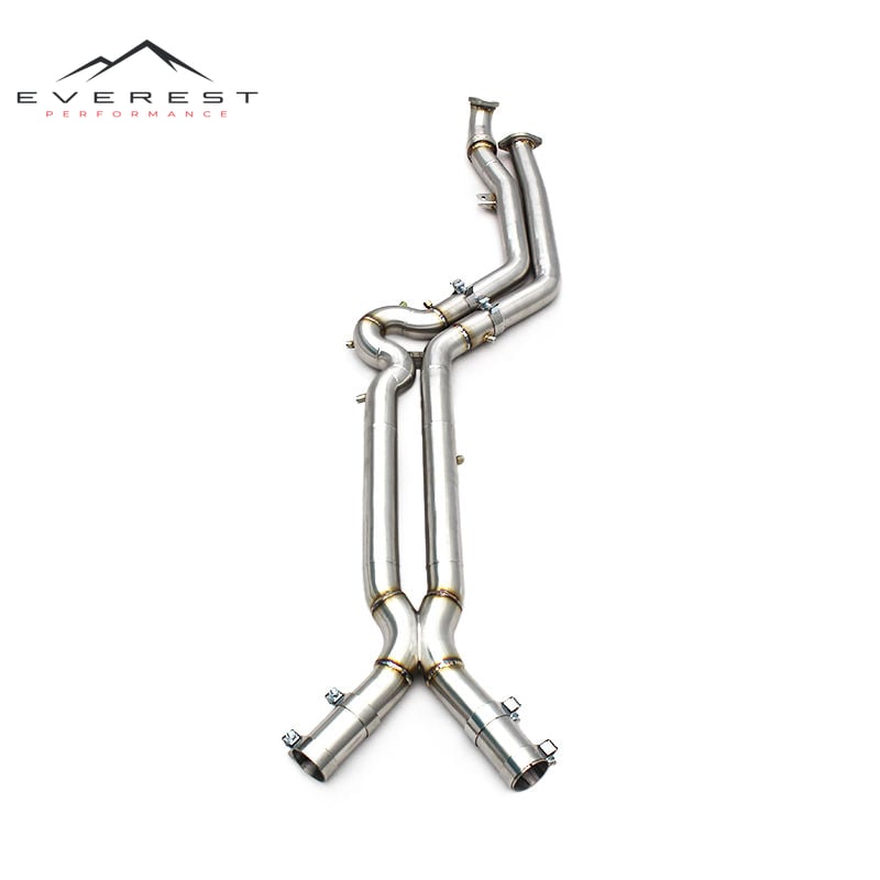 Equal Length Mid Pipe X Pipes for BMW M2/M3 G80/G82/G87 S55 3.0T 2023-2026 Racing Stainless Steel Exhaust with OPF