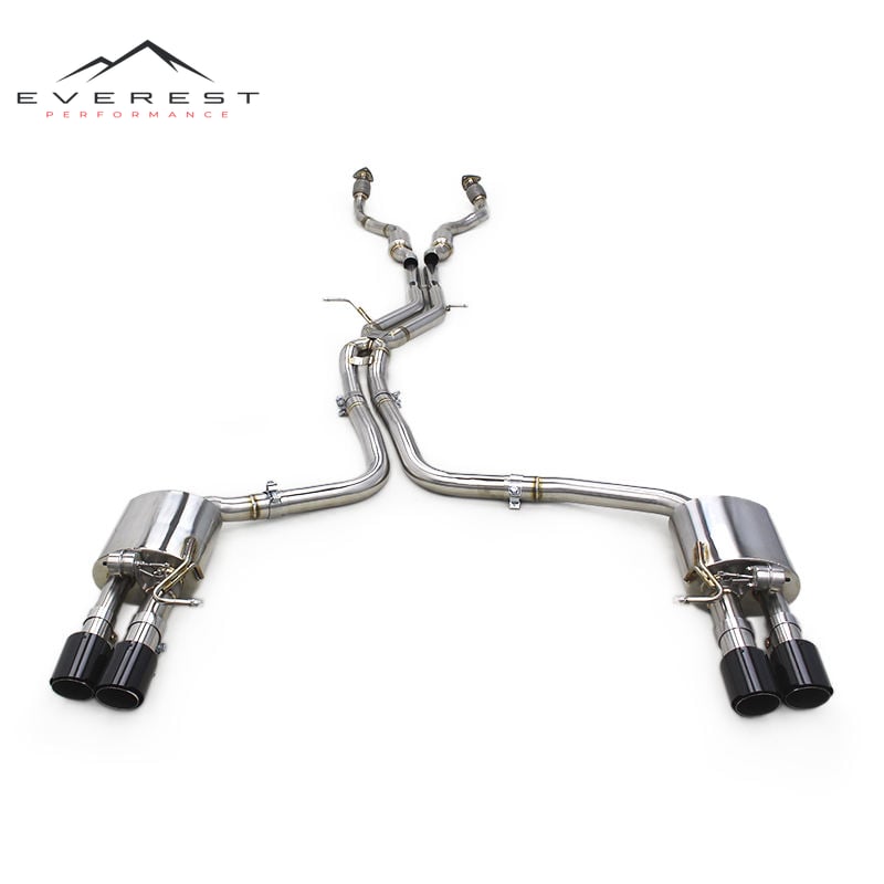 Custom Catback Exhaust for Audi S6 S7 C7 4.0T 2013-2018 Stainless Steel Pipe Muffler Tuning Valvetronic Exhaust System