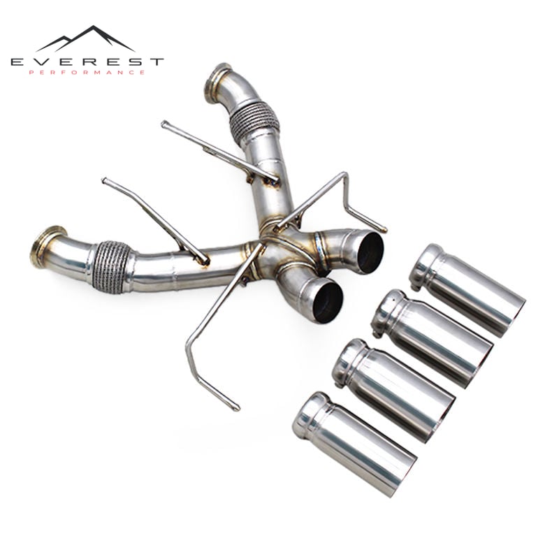 Racing Stainless Steel Muffler Catback Exhaust Pipes for Mclaren 750S 4.0T 2020-2025 Sport Cars Straight Catback Exhaust System