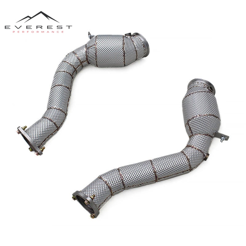 Stainless Steel Exhaust System for Porsche Cayenne GTS 4.0T 2019-2024 Direct Header Free Flow Header
