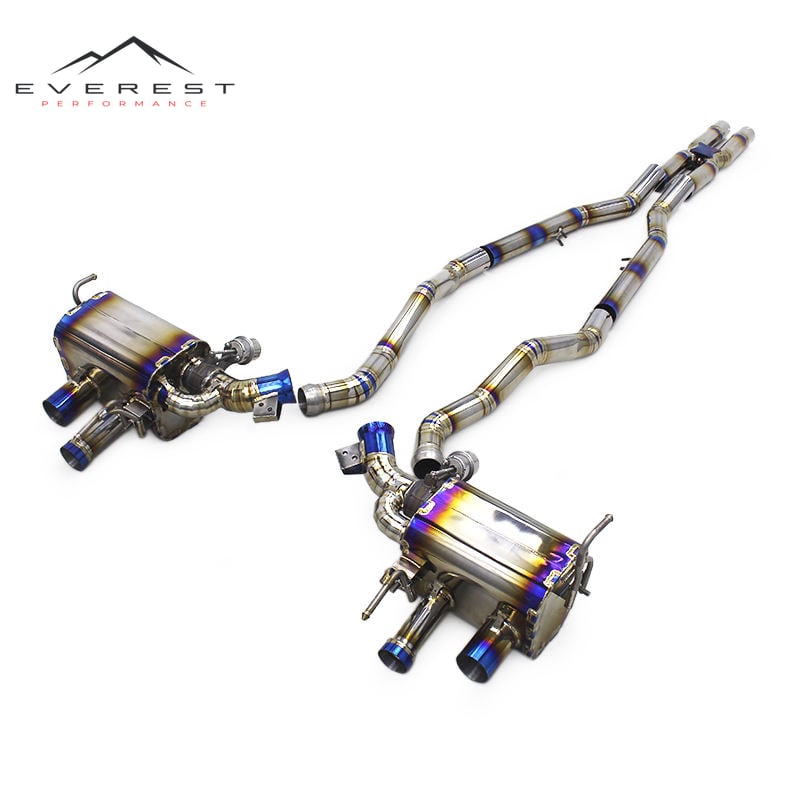 Titanium Exhaust Pipe System for Ferrari FF 6.3 V12 2011-2016 High Quality Vacuum Valves Catback Exhaust System