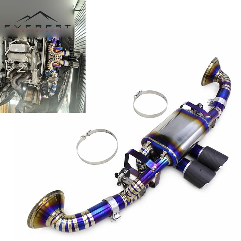 Performance Titanium Valvetronic Catback for Porsche 911 992 GT3 4.0 2017-2023 Racing Sports Exhaust Catback Muffler