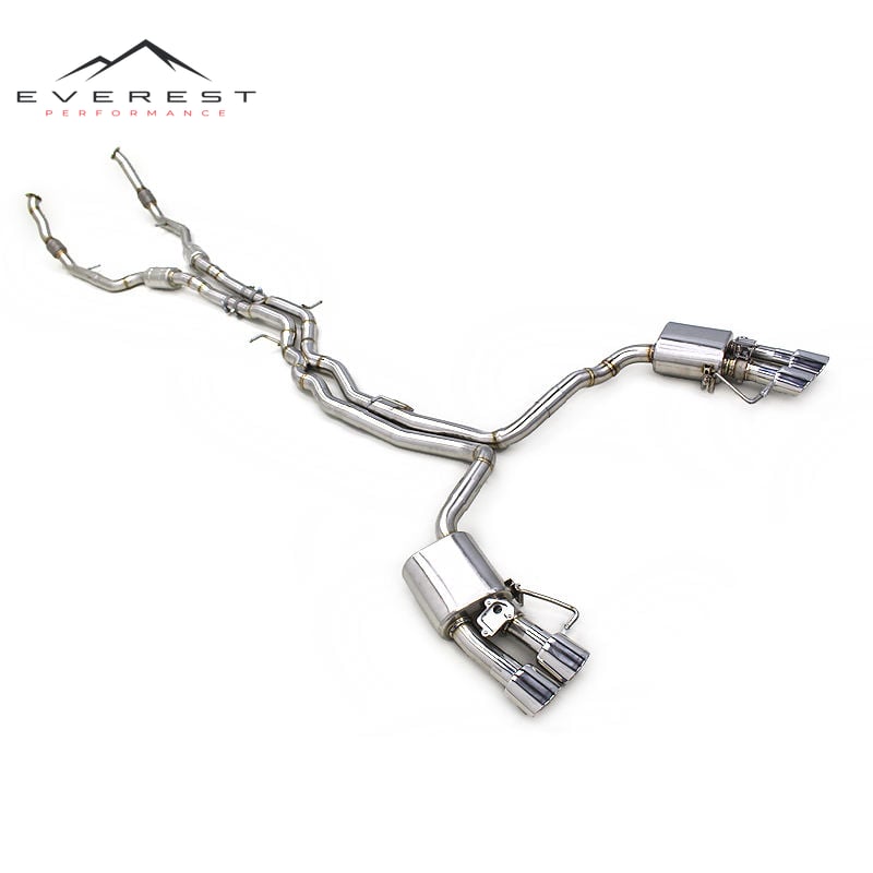Stainless Steel Catback Exhaust for Audi A8 D4/D5 2.5L/3.0T/4.0T 2011-2023 Racing Exhaust Pipe System Escape Pipes Muffler
