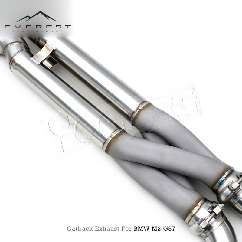 SS304L Exhaust Pipe System with Z Pipe for BMW M2 G87 3.0T S55 2023-2026 Racing Electronic Valve Catback Exhaust Muffler