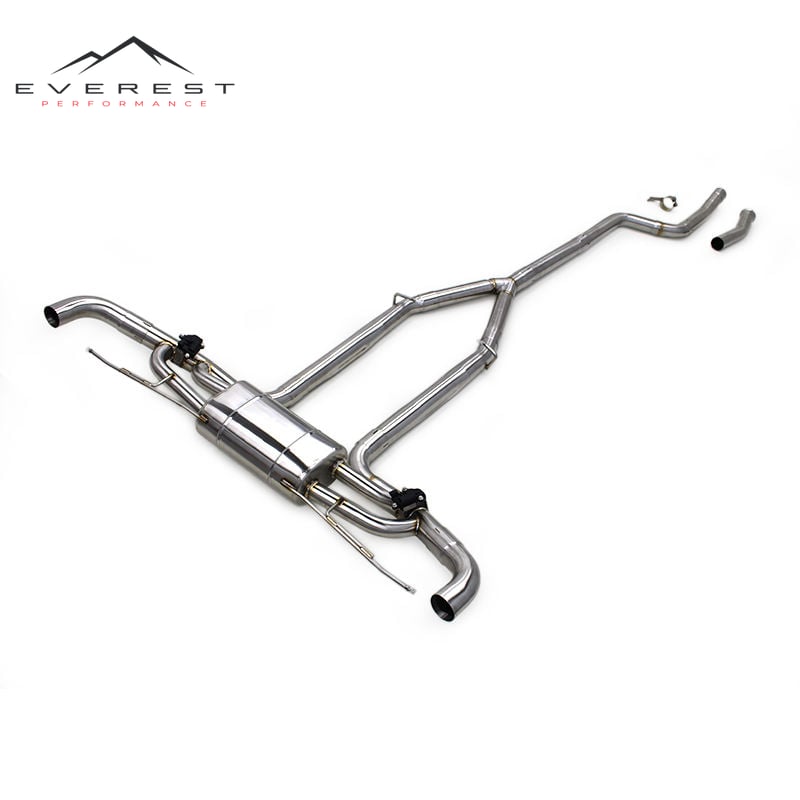 Stainless Steel Catback for BMW X7 4.4TT 2019-2023 Valvetronic Muffler Tuning Exhaust Pipes With Remote Control