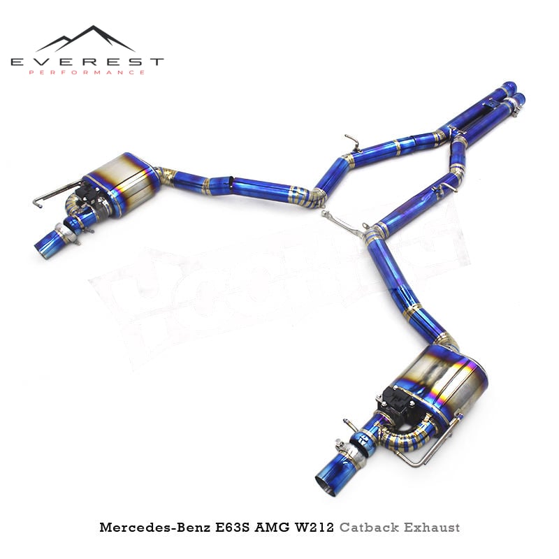Titanium Exhaust Pipe System for Mercedes-Benz E63/E63S W212 AMG 2013-2014 Sport Car Valvetronic Catback Exhaust System