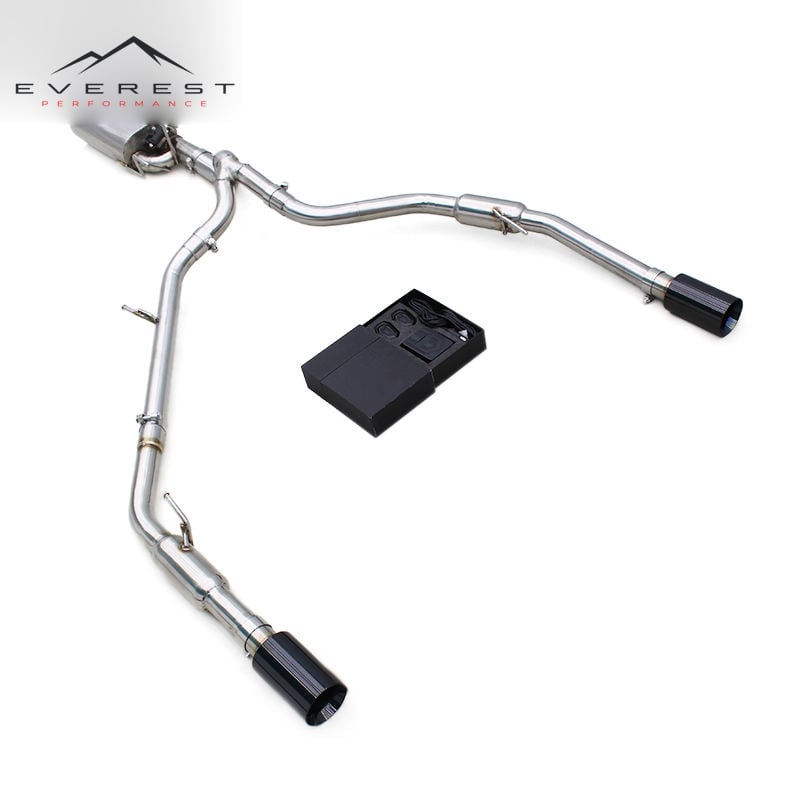 Catback Exhaust Pipes for Dodge RAM 1500 5.7L 2015-2023 Stainless Steel Exhaust Pipe with Valve Muffler System