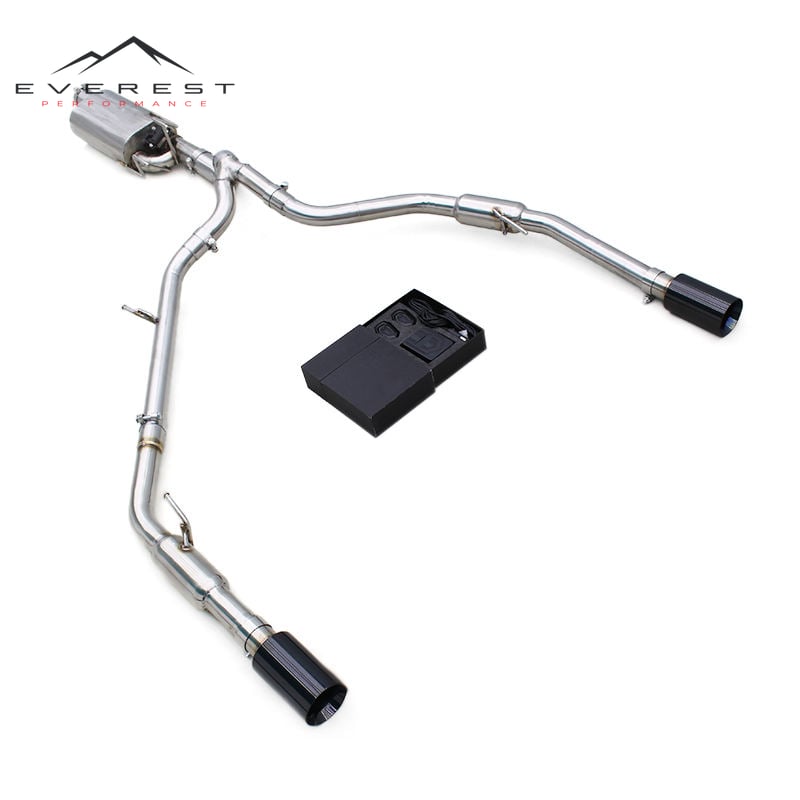 Catback Exhaust Pipes for Dodge RAM 1500 5.7L 2015-2023 Stainless Steel Exhaust Pipe with Valve Muffler System