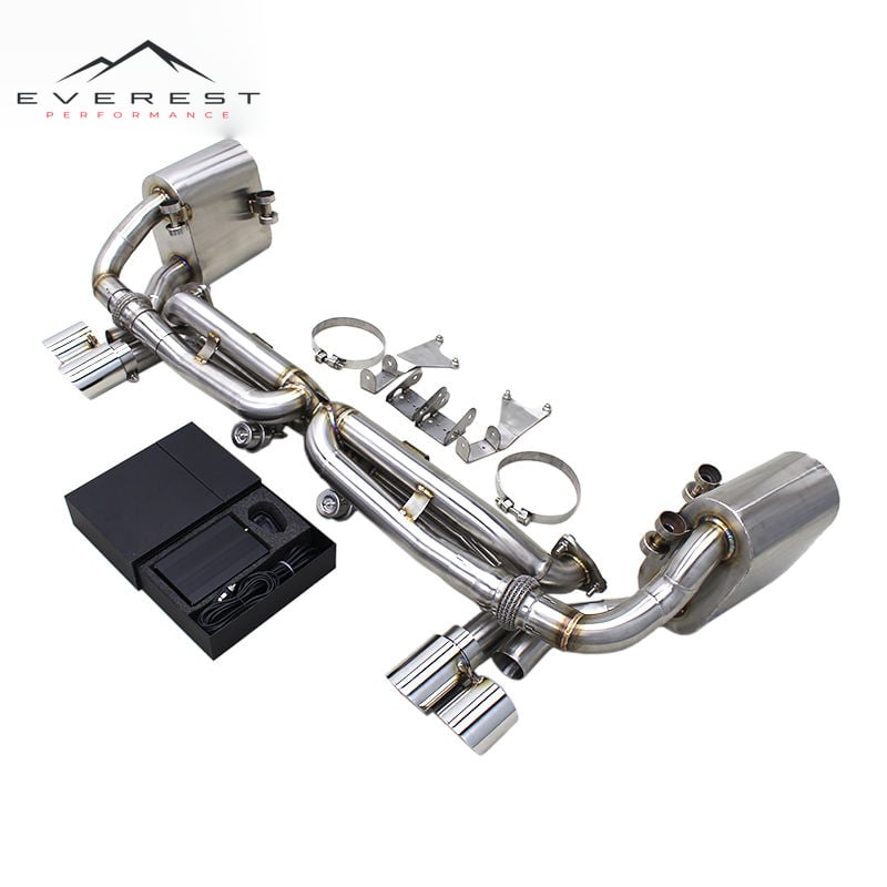 Catback Exhaust System for Porsche 911 991/991.1 Targa 4S 3.8L 2011-2015 Stainless Steel Valetronic Racing Exhaust Pipe