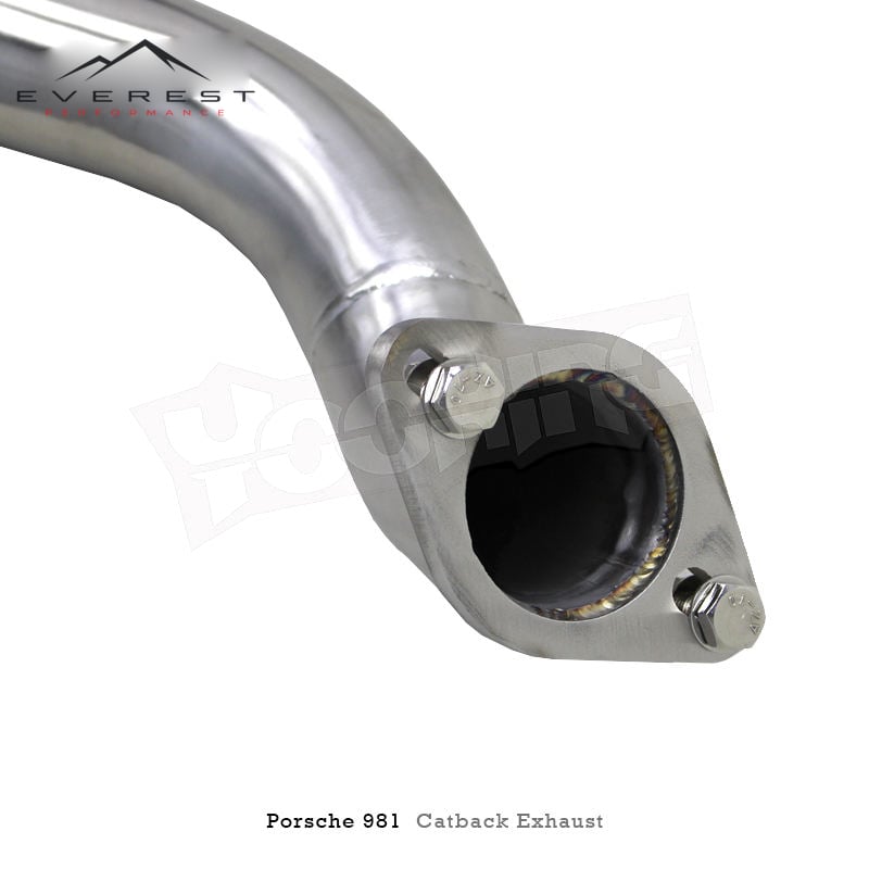 Custom Catback Exhaust for Porsche 981 Boxster/Cayman 2.7/3.4 2012-2015 Performance Car Exhaust System Stainless Steel Pipes