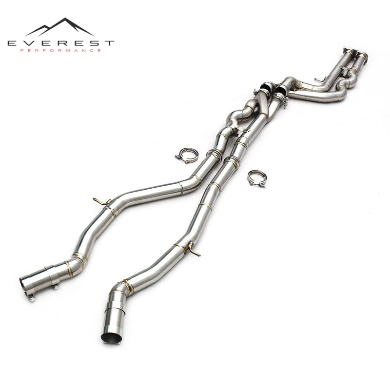 Exhaust Pipe System 2.5inch Z-Pipe for BMW M3/M4 F80/F82/F83 S55 3.0T 2015-2017 SS304 Middle Exhaust Pipe 63mm