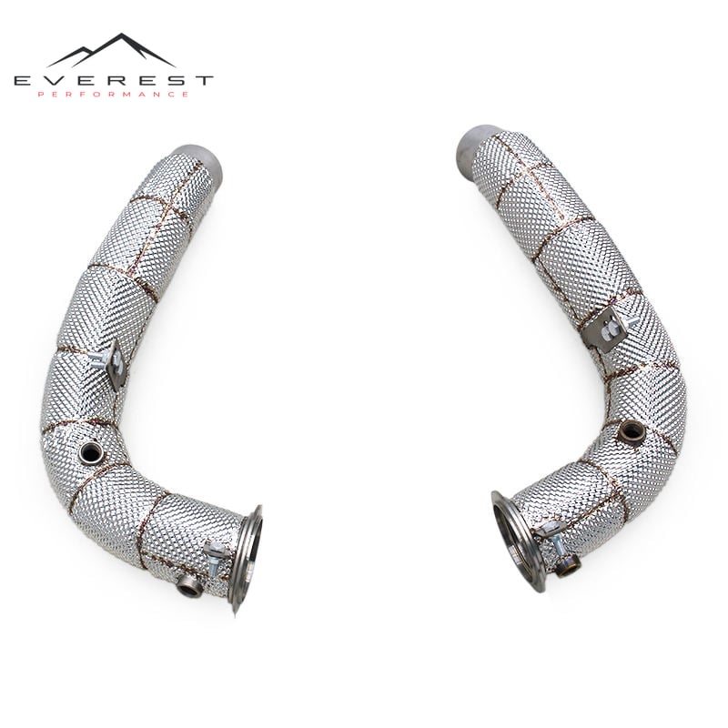 Custom Engine Turbos Downpipe for BMW M5/M6 F06/F10/F12 2012-2016 Stainless Steel Pipes Exhaust Header System