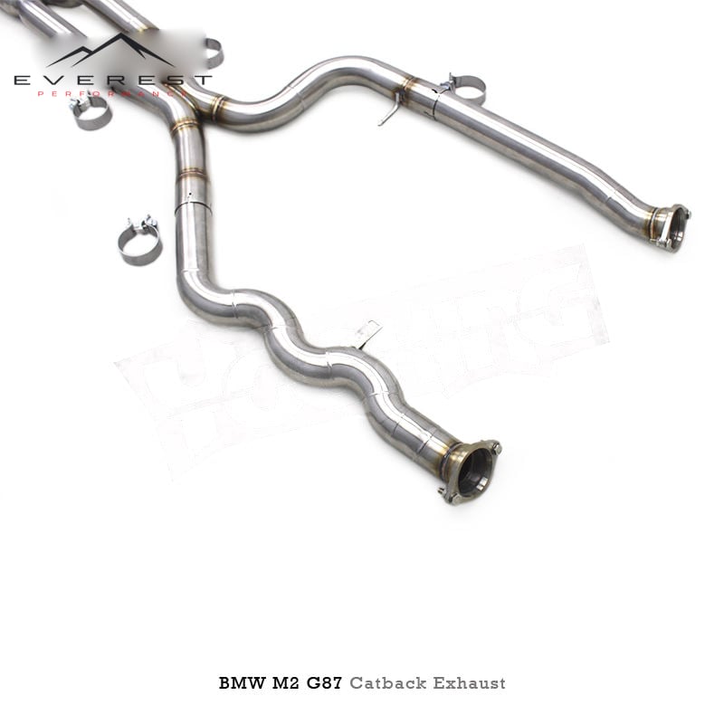 SS304L Exhaust Pipe System for BMW M2 G87 (2023+) Race Car Dual-tube Electronic Valve Catback Exhaust