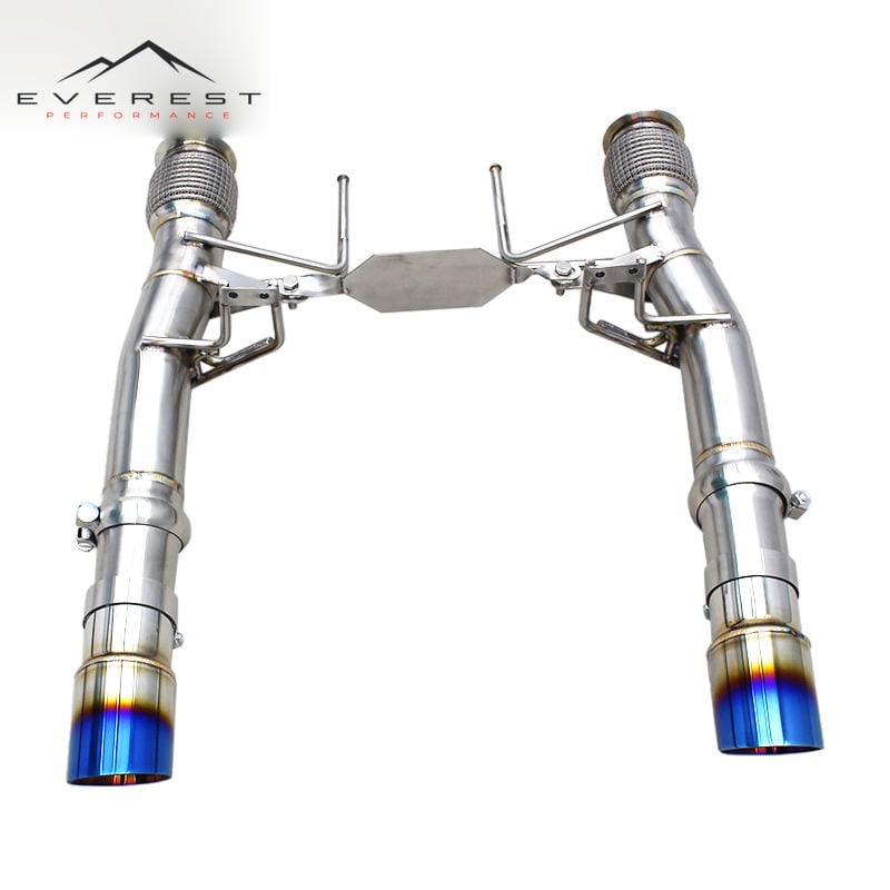 Exhaust Pipe System for Mclaren 720S Spider/Coupe 4.0T 2017-2019 Racing Stainless Steel Straight Through Pipes Rear Exhaust