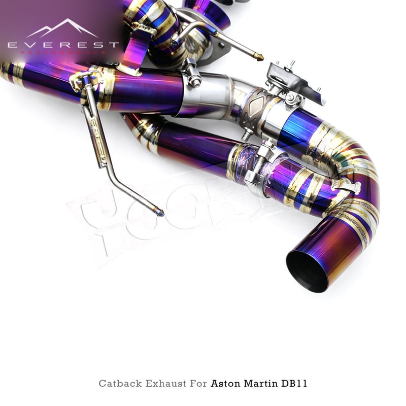 Titanium Performance Valve Muffler Catback Exhaust Pipe System for Aston Martin DB11 V12 5.2L 2016-2019 Racing Car
