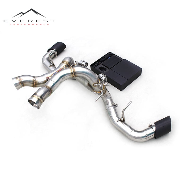 Stainless Steel High Speed Exhaust Pipes for Mclaren 540/540C 3.8T 2015+ Vacuum Valve Muffler Catback