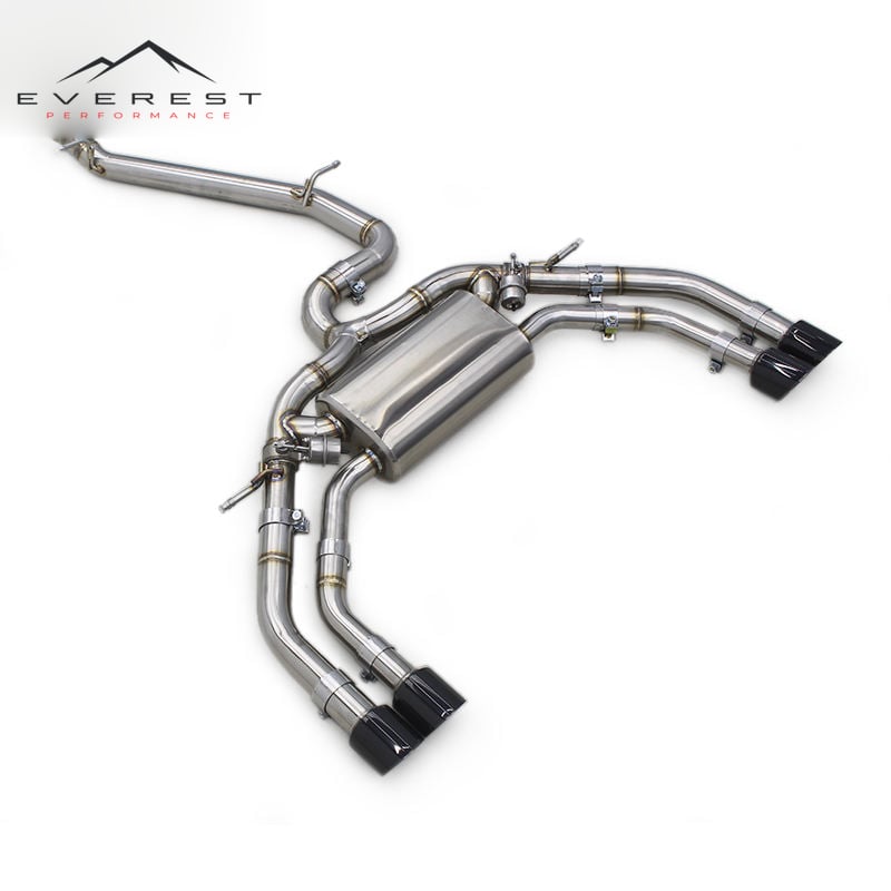 Racing SS304 Catback Exhaust Pipes System for Audi S3 2.0T 2015-2023 Valved Muffler Control Exhaust Pipes Automotive Accessories