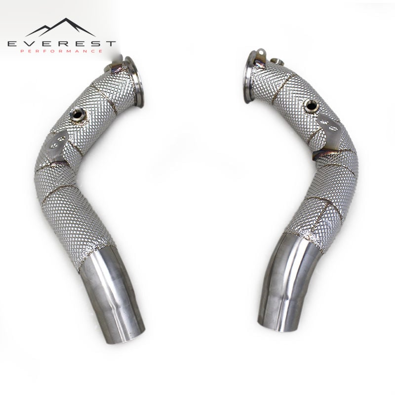 Stainless Steel Straight Downpipe for BMW M5/M6 F06/F10/F18 2012-2016 Tuning Exhaust System Free Flow Pipe Muffler