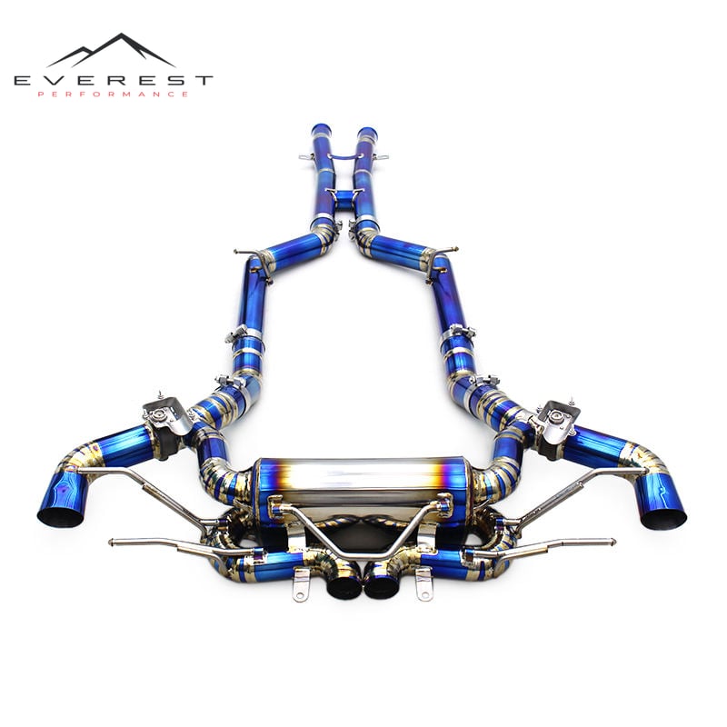 Custom Titanium Pipe Catback Muffler for Mercedes-Benz AMG GTR/GT R C190 4.0T 2019-2023 Valve Exhaust System Dynamic Sound