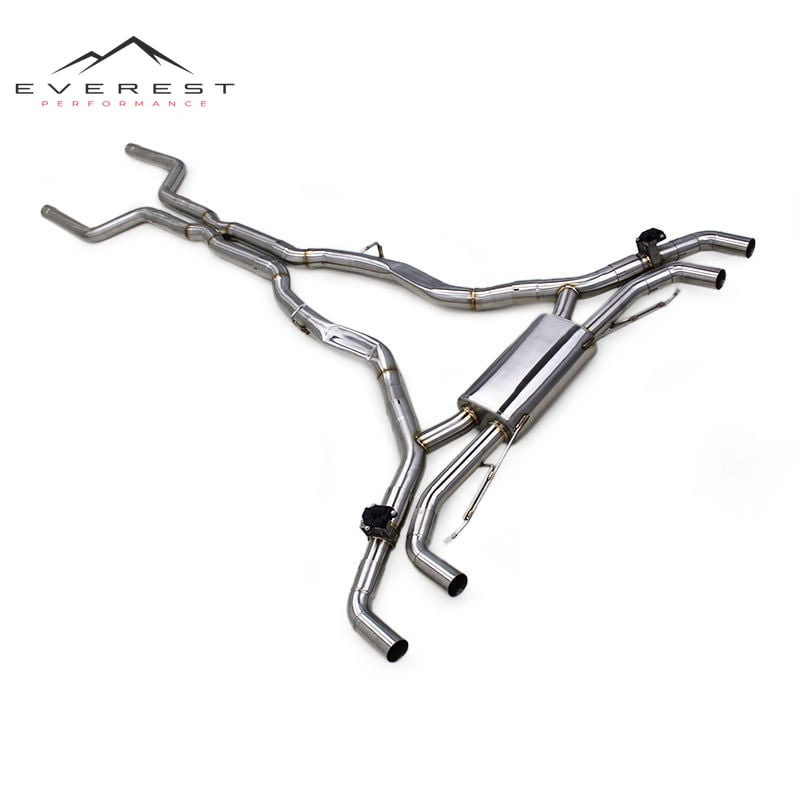 Stainless Steel Exhaust Pipes for BMW X5 G05 M50i X6 G06 M60i 4.4TT 2019-2024 Exhaust Catback Muffler Car Exhaust System