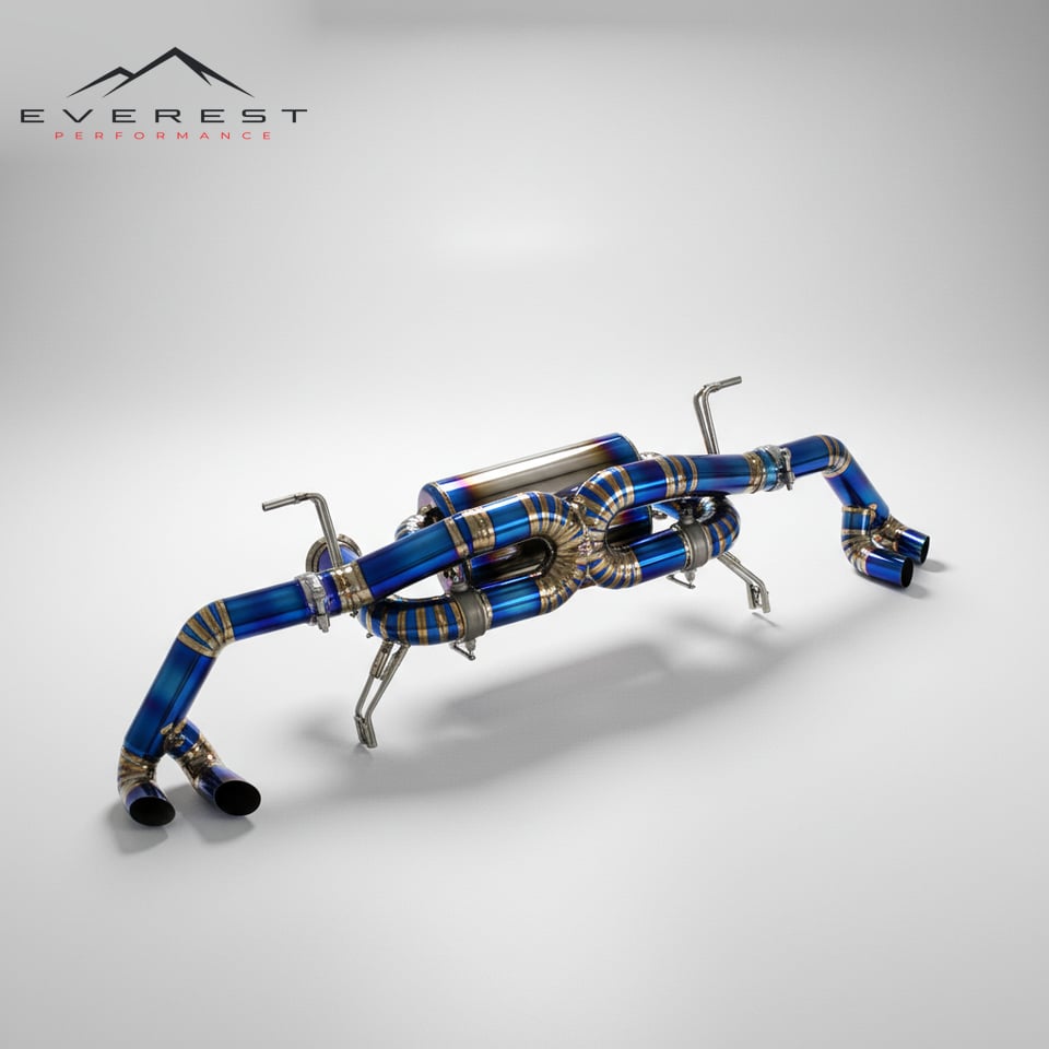 Custom Catback Exhaust for Lamborghini Huracan 5.2 LP580/LP610 2014-2023 Titanium Pipes Muffler Supersport Car Exhaust System