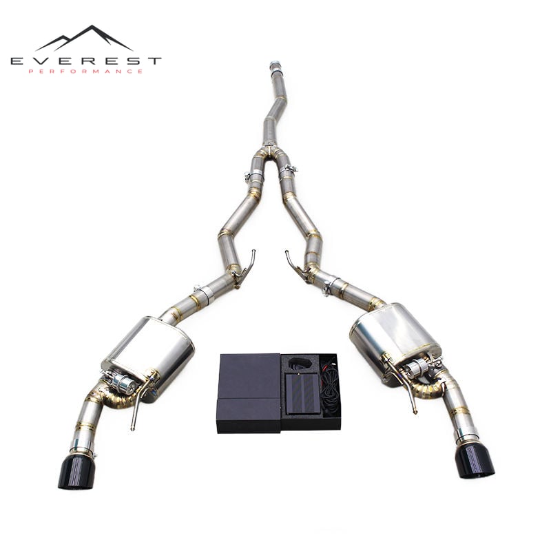Valvetronic Sport Exhaust System for Ford Mustang 2.3T 2015-2024 Titanium Catback Exhaust Pipe With Remote Controller