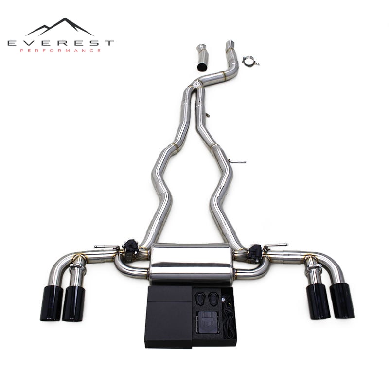 Racing Valvetronic Catback Exhaust System for BMW Z4 G29 3.0T 2019-2024 SS304 Sport Car Muffler Exhaust Pipes With Black Tips