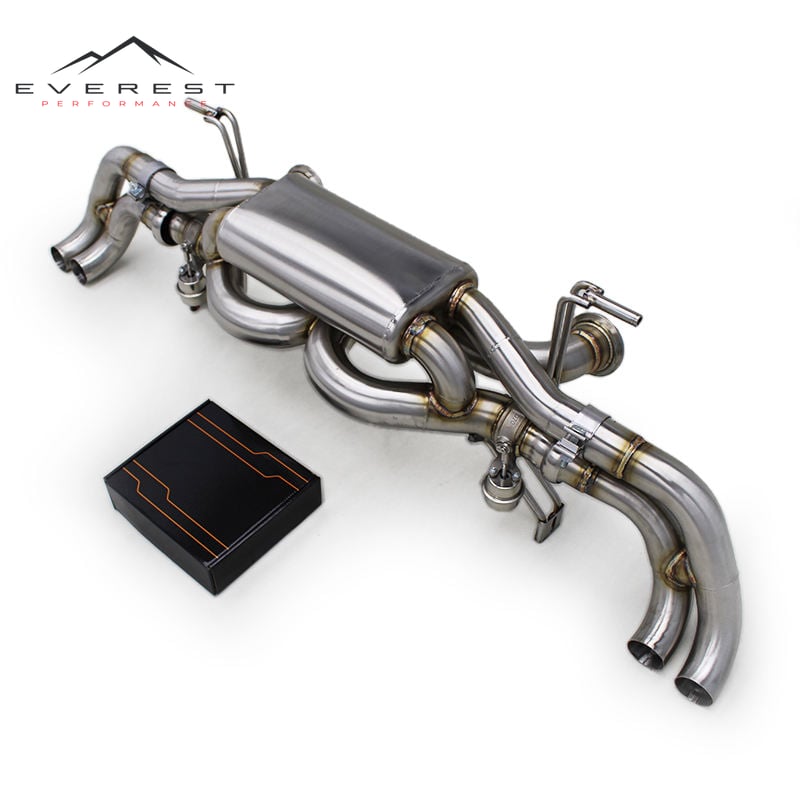 Catback Exhaust for Audi R8 V10 5.2L Stainless Steel Pipe Muffler Exhaust System With Valved
