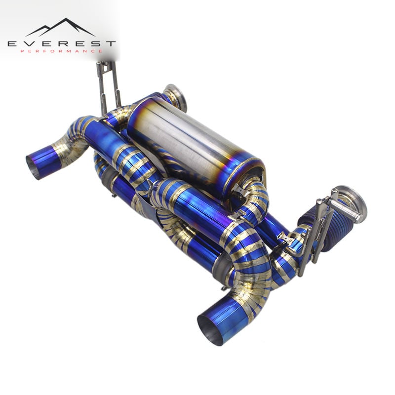 High Quality Titanium Alloy Catback Exhaust for Lamborghini Huracan EVO Spyder 2019- Car Exhaust System with Valve
