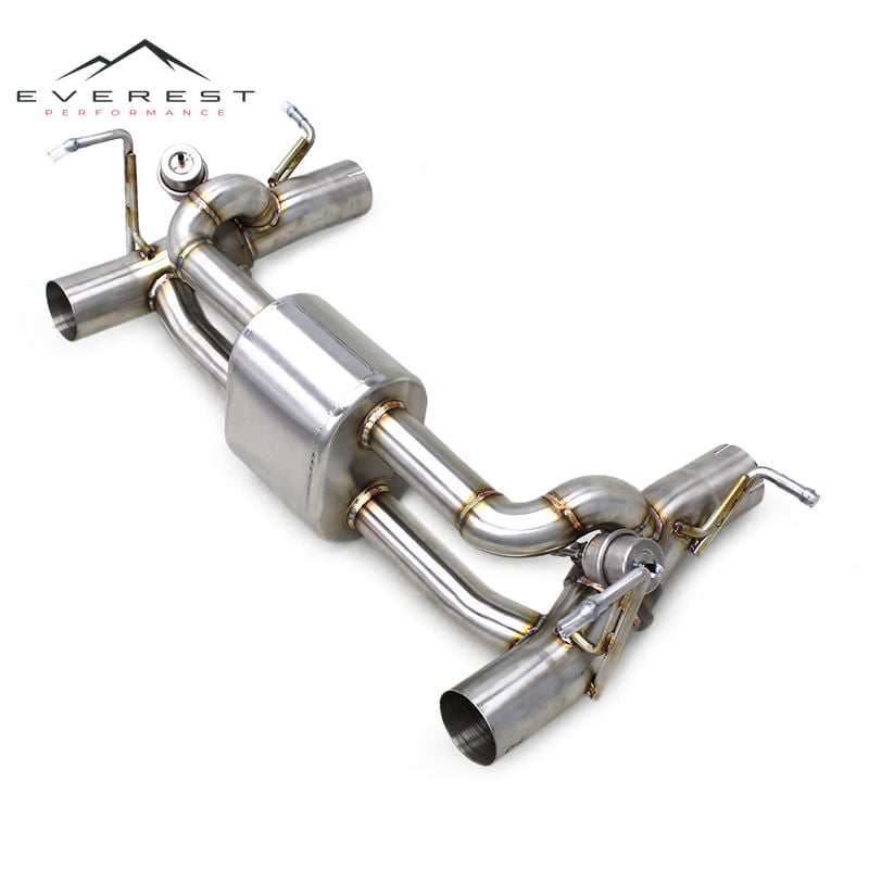 SS304L Exhaust Pipe System for Ferrari 488 2015-2019 Supersport Car Rear Section Muffler Valved Exhaust System
