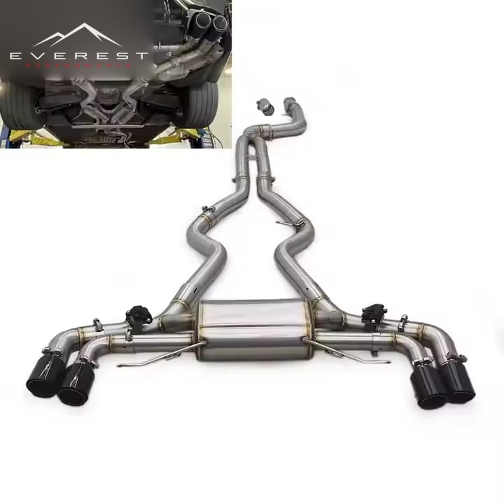 Tuning Exhaust System Auto Performance Parts for BMW B58 G20 M340/M340I 3.0T Catback Exhaust Muffler with Valves