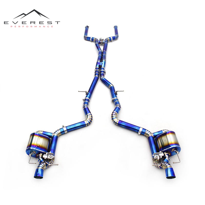 Titanium Exhaust Pipe System for Mercedes-Benz AMG GT63/GT63S 4.0T 2019-2023 Car Racing Catback Exhaust Muffler