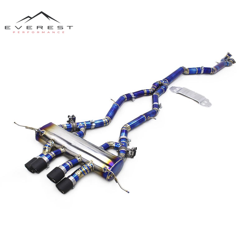 Exhaust Pipes for BMW M3/M4 G80/G82/G8X 3.0T 2019-2023 Titanium Catback Muffler Valvetronic Single Mid Pipes