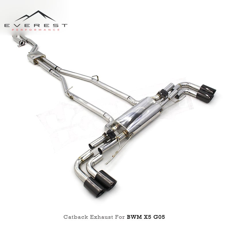 Racing Exhaust CatBack for BMW X5/X6 G05/G06 B58 Engine 3.0T 2019-2023 Exhaust Pipe Muffler With Valve Control Kit