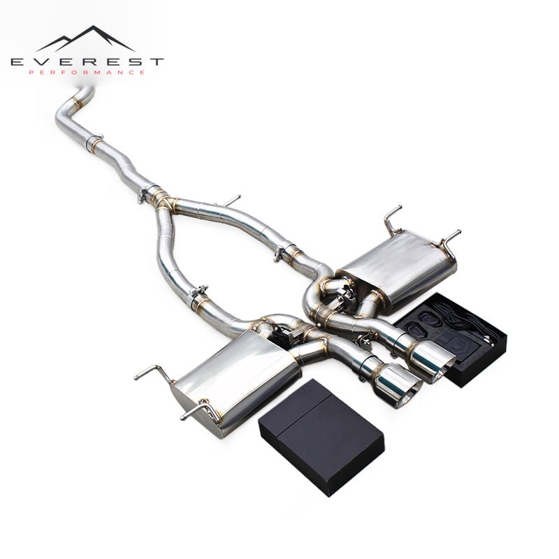 Race High Performance Exhaust Pipe for Jaguar F-TYPE X152 2.0T 2018-2023 Stainless Steel Muffler Catback With Valve Control