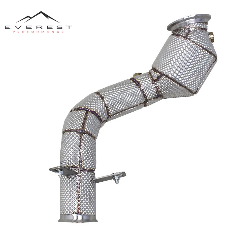 Stainless Steel Cat Pipe for Mercedes-Benz C200 2.0T (2015-2022) Heat Shield Catalyst Converter Downpipe