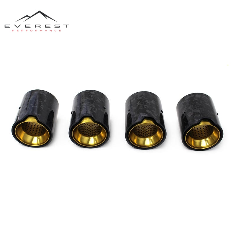 Exhaust Tips MP Carbon Fiber Universal Tips for BMW Chevrolet Exhaust Tip Tail Mouth Exhaust Pipes Racing Car Exhaust System
