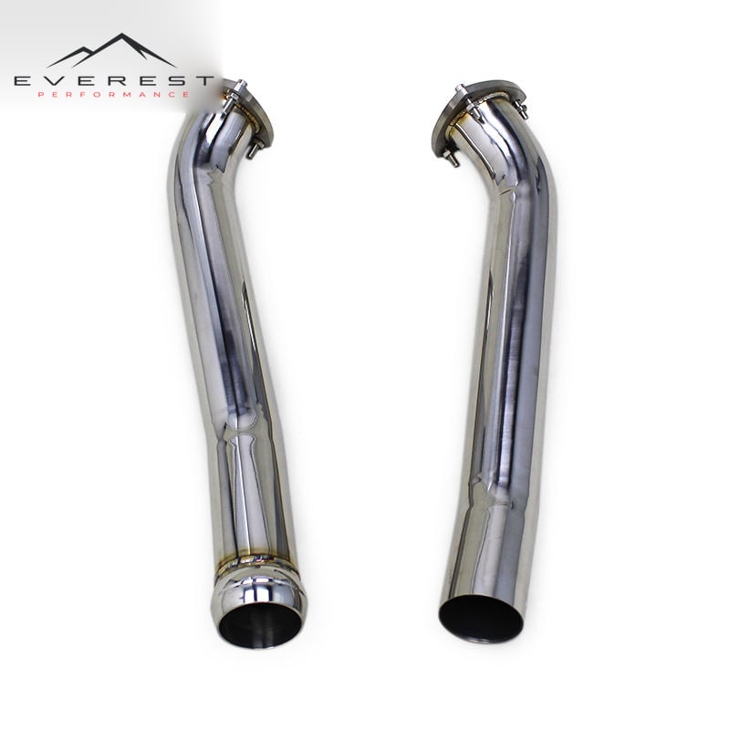 Exhaust Downpipe Pipes for Aston Martin V8 Vantage 4.7 2009-2022 Stainless Steel Exhaust System Free Flow Exhaust Pipe