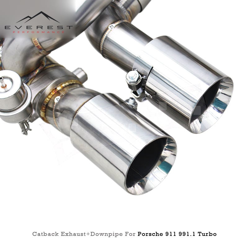Exhaust Pipe System for for Porsche 911 991/991.1/991.2 Turbo S 3.8T Valevd Sport Exhaust System with Catalyst Downpipe