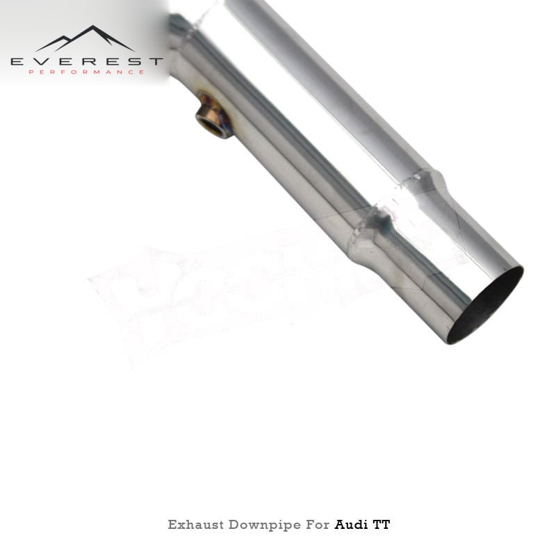 Stainless Steel Free Flow Downpipe Exhaust for Audi TT MK1 Type 8N 1.8T 1998-2006 Racing Car with Heat Shield System