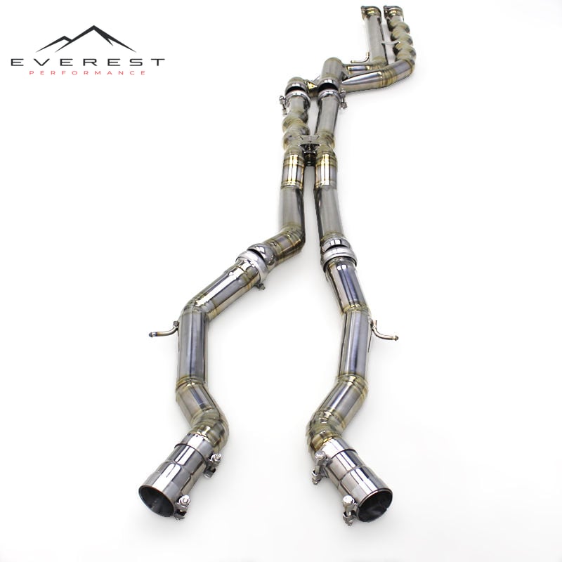 Exhaust Equal Length Midpipe Titanium Pipe Muffler for BMW M3/M4 F80/F82 3.0T 2015-2019 Performance Sport Car Exhaust System