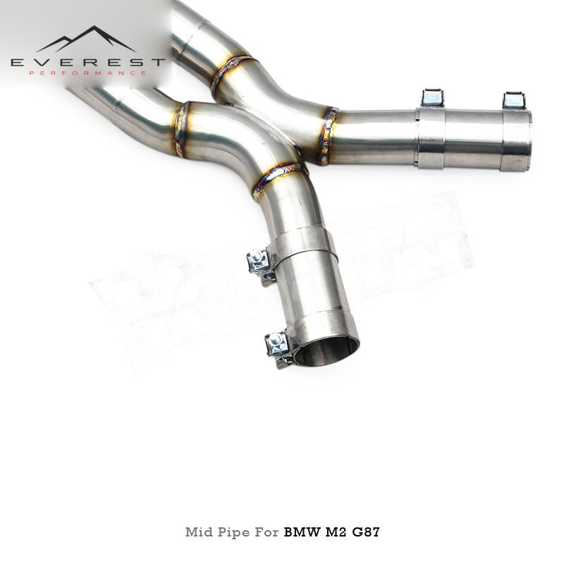 Stainless Steel High Quality Equal Length Mid Pipe X Pipes for BMW M2/M3 G80/G82/G87 S55 3.0T 2023-2026 Exhaust with OPF