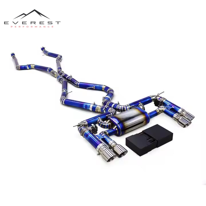 Titanium Catback Exhaust for BMW X5M/X6M F85/F86 4.4T Escape Exhaust Valve Muffler