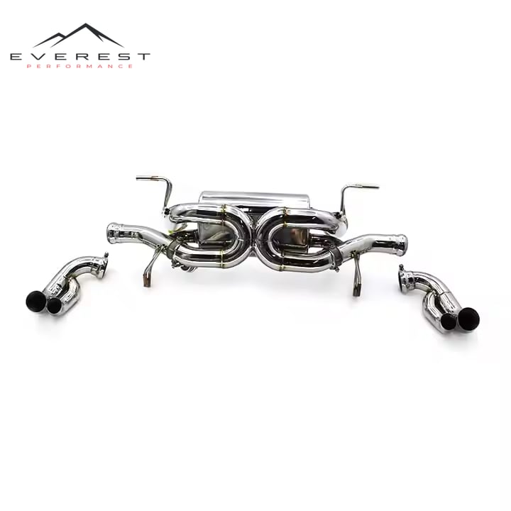 Escape Catback for Audi R8 V10 5.2L 2021-2023 Performance Race Exhaust Pipe Clamp Exhaust Tips Muffler