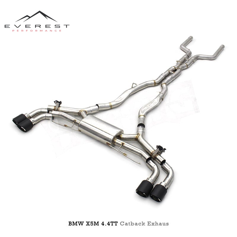 Catback Car for BMW X5/X5M 4.4TT 2010-2018 Stainless Steel Exhaust Pipes