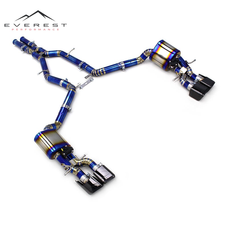 Titanium Catback Exhaust System for Mercedes-Benz CLS63 AMG W218 5.5T (2013-2017) SUS304 Exhaust Pipes Sales