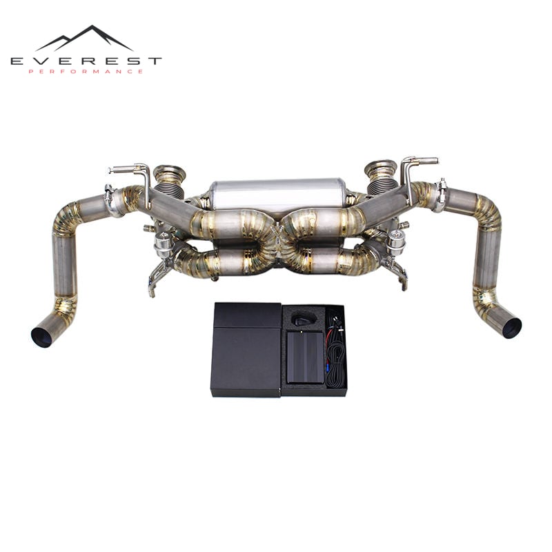 Titanium Exhaust for Audi R8 V10 5.2L 2020-2023 Catback Exhaust Valve Control Pipes with OPF