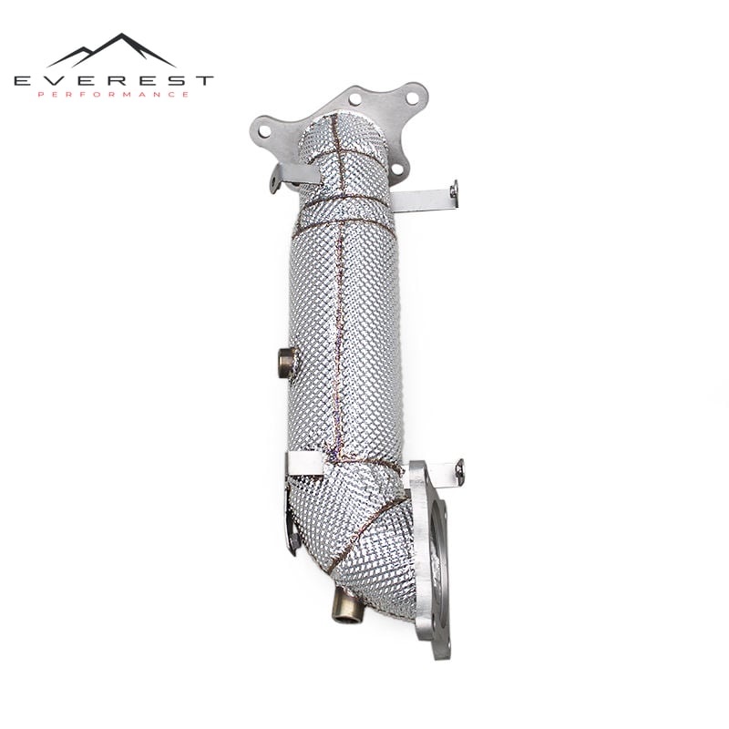 Free Flow Exhaust Pipe for Honda CIVIC Type R/Type-R FL5 2.0T 2015-2023 Exhaust Heat Shield Exhaust DowPipe