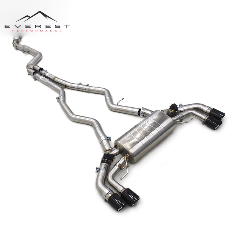 High Performance Full Exhaust System for BMW M240/M240i B58 3.0T 2017-2023 Heat Shield Downpipe StainleSteel Valvetronic Catback