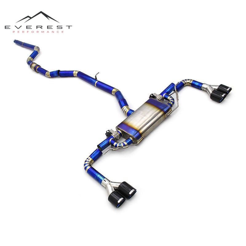 Titanium Catback Exhaust Pipes for BMW X3 2.0T 2018-2023 Muffler Valvetronic With Remote Control System